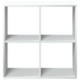 Berkfield Home Room Divider Bookcase White 69.5x29x69.5 cm Engineered Wood - thumbnail 5