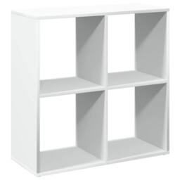Berkfield Home Room Divider Bookcase White 69.5x29x69.5 cm Engineered Wood - thumbnail 1