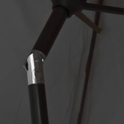 Berkfield Home Outdoor Parasol with Metal Pole 300 cm Anthracite in Black - thumbnail 6