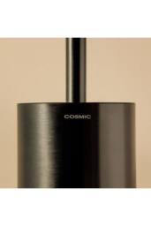 Cosmic Toilet Brush, Wall-mounted, Matt Chrome, Collection Architect S+ in Metallic Silver - thumbnail 3