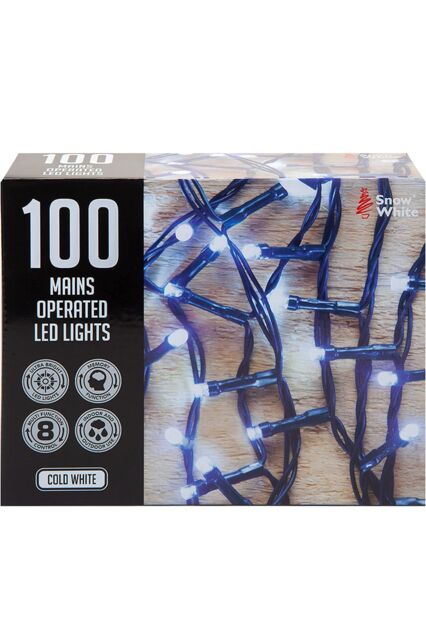 VFM e-Store 100 Led 7M Christmas Lights in White - image 1