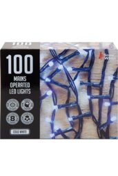 VFM e-Store 100 Led 7M Christmas Lights in White