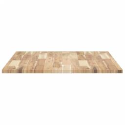 Berkfield Home Desk Top Untreated 120x70x2 cm Solid Wood Acacia in Brown - Size: 120 x 70 x 2 cm - thumbnail 5
