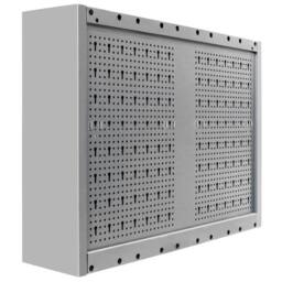 Berkfield Home Wall Mounted Tool Cabinet Industrial Style Metal Grey & Black - thumbnail 6
