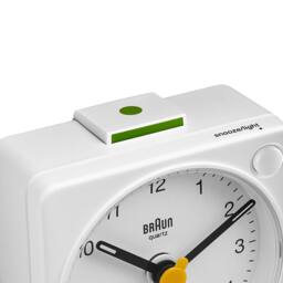 Braun Classic Travel Alarm Clock in White - thumbnail 3
