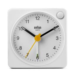 Braun Classic Travel Alarm Clock in White - thumbnail 1