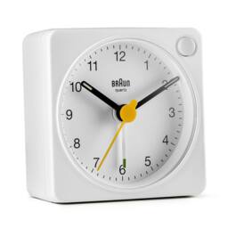 Braun Classic Travel Alarm Clock in White - thumbnail 4
