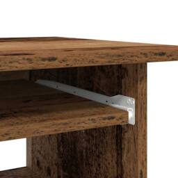 Berkfield Home Elegant Desk Old Wood 80x45x74 cm Engineered Wood in Brown - Size: 80 x 45 x 74 cm - thumbnail 8