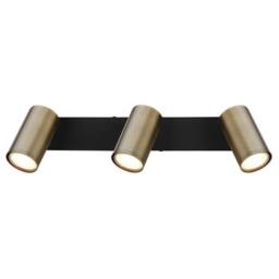 Netlighting Robby Ceiling Spotlight Bar Matt Black 3x GU10 - thumbnail 3