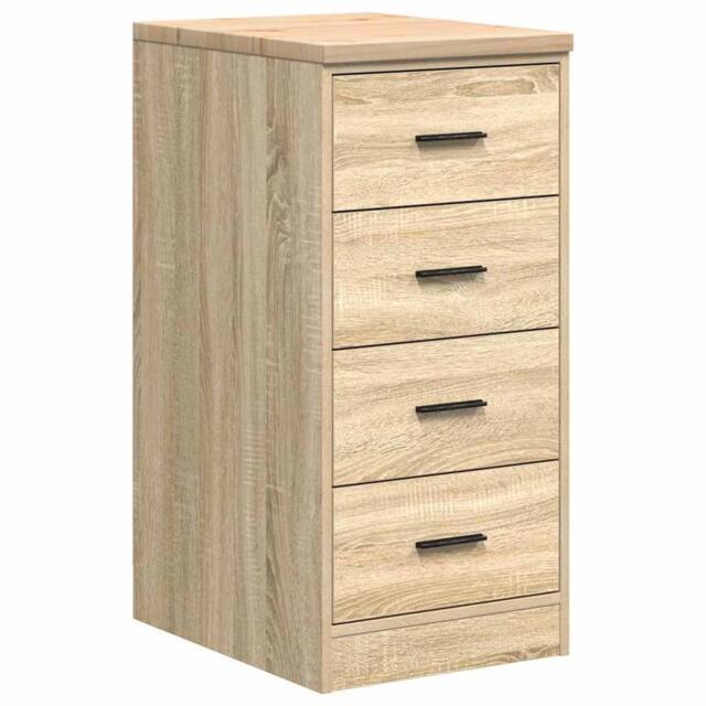 Berkfield Home Garage Storage Cabinet Sonoma Oak 40x51x85 cm Solid Wood Pine in Light Tan - Size: 40 x 51 x 85 cm - image 1