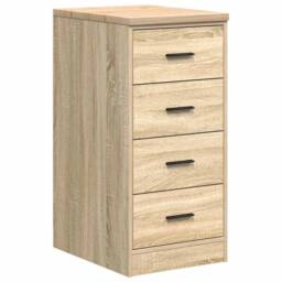Berkfield Home Garage Storage Cabinet Sonoma Oak 40x51x85 cm Solid Wood Pine in Light Tan - Size: 40 x 51 x 85 cm - thumbnail 1