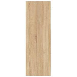 Berkfield Home Storage Cabinet Sonoma Oak 60x29.5x90 cm Engineered Wood in Light Tan - thumbnail 8