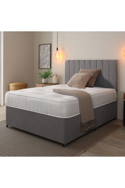 Starlight Beds Sleep Warmer Premium Hybrid Mattress 20cm Deep Dual Comfort Fillings in White - Size: King - image 1