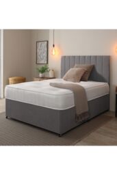 Starlight Beds Sleep Warmer Premium Hybrid Mattress 20cm Deep Dual Comfort Fillings in White - Size: King - thumbnail 1