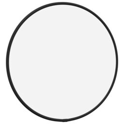 Berkfield Home Wall Mirror Black √ò 30 cm Round - thumbnail 3