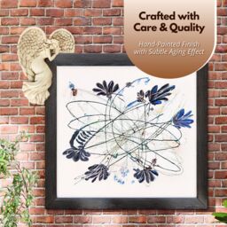 Marco Paul Modern Stone Angel Wings Door Frame Garden Ornament in Cream - thumbnail 9