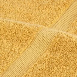 Berkfield Home 6 Piece Premium Towel Set SOLUND Gold 600 gsm - thumbnail 6