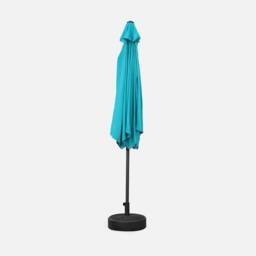 sweeek 3m Round Centre Pole Parasol in Turquoise - thumbnail 3