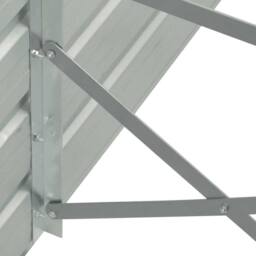 Berkfield Home Garden Raised Bed Galvanised Steel 400x80x45 cm Grey - Size: 400 x 80 x 45 cm - thumbnail 5