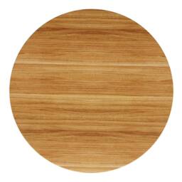 Merax Modern Round Bar Table with Built In Storage Cabinet in Natural - thumbnail 8