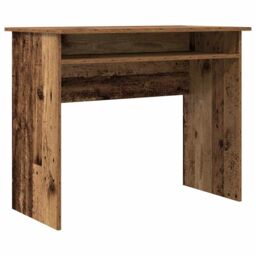 Berkfield Home Desk Old Wood 90x50x74 cm Engineered Wood in Brown - Size: 90 x 50 x 74 cm - thumbnail 2