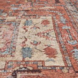 Kukoon 80x150cm Terra Washable Indoor Doormat Front Door Entrance Rug in Terracotta - Size: 80 cm x 150 cm - thumbnail 6