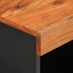 Berkfield Home TV Cabinet 85x33x43.5 cm Solid Wood Acacia in Brown - thumbnail 6