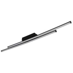 Netlighting Kirina Integrated LED Semi Flush Ceiling Light Matt Black 2x LED 3000K - thumbnail 2