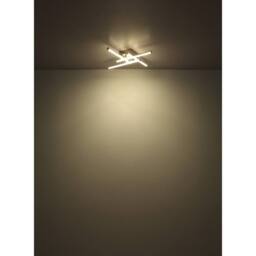 Netlighting Kirina Integrated LED Semi Flush Ceiling Light Matt Black 2x LED 3000K - thumbnail 5