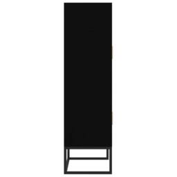 Berkfield Home Highboard Black 70x35x125 cm Engineered Wood - Size: 70 x 35 x 125 cm - thumbnail 6