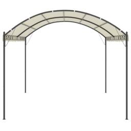 Berkfield Home Gazebo Fabric Cream in Beige - thumbnail 3
