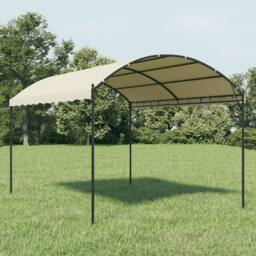 Berkfield Home Gazebo Fabric Cream in Beige - thumbnail 1