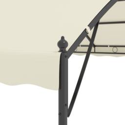 Berkfield Home Gazebo Fabric Cream in Beige - thumbnail 5