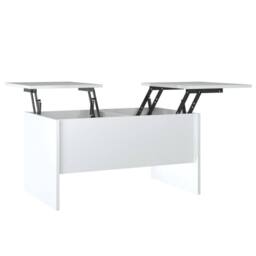 Berkfield Home Coffee Table High Gloss White 80x50x42.5 cm Engineered Wood - thumbnail 2