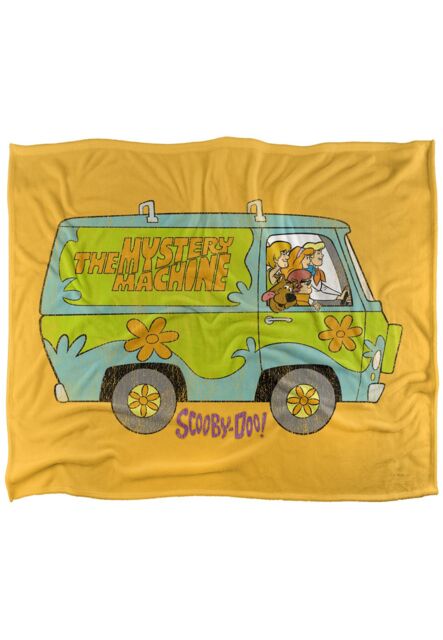 Warner Brothers Scooby Doo Officially Licensed Silky Touch Super Soft Throw Blanket 152 x 127 cm in White - image 1