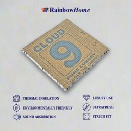 RainbowHome Cloud 9 Cirrus Stair Runner Underlay in White - Size: 67 cm x 1100 cm - thumbnail 2