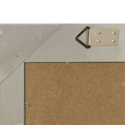 Berkfield Home Wall Mirror Baroque Style 50x50 cm Silver - thumbnail 5