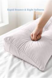 Washable Wedge Headboard Pillow with Storage Pocket in White - Size: Large - thumbnail 5