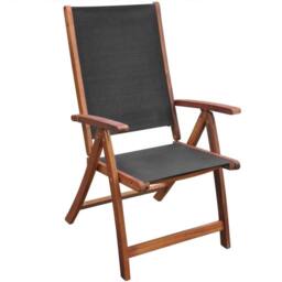 Berkfield Home 9 Piece Outdoor Dining Set with Cushions Solid Acacia Wood in Brown - thumbnail 8