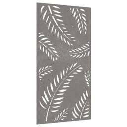 Berkfield Home Garden Wall Decoration 105x55 cm Corten Steel Leaf Design in Brown