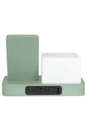 PRESENT TIME Karlsson Alarm Clock Retro W. Night LED - Jungle Green - thumbnail 3