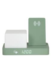 PRESENT TIME Karlsson Alarm Clock Retro W. Night LED - Jungle Green - thumbnail 2