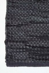 Homescapes Denver Leather Woven Rug in Black - Size: 90 cm x 150 cm - thumbnail 3