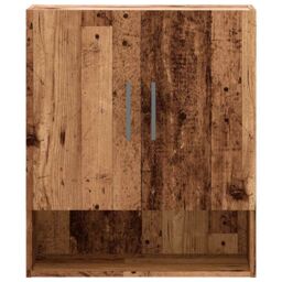 Berkfield Home Wall Cabinet Old Wood 60x31x70 cm Engineered Wood in Brown - Size: 60 x 31 x 70 cm - thumbnail 4