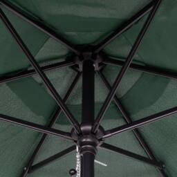 OUTSUNNY 2m Parasol Patio Umbrella, Outdoor Sun Shade with 6 Ribs in Green - thumbnail 8