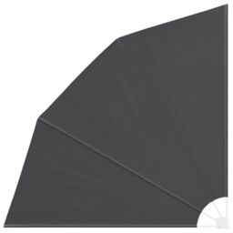 Berkfield Home Balcony Privacy Screen Folding Manual Black 210 x 210 cm Fabric - thumbnail 2