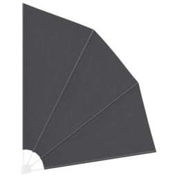 Berkfield Home Balcony Privacy Screen Folding Manual Black 210 x 210 cm Fabric - thumbnail 5