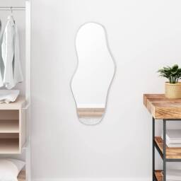 Berkfield Home Wall Mirror Silver 80x35 cm - thumbnail 2