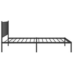 Berkfield Home Metal Bed Frame with Headboard Black 107x203 cm - thumbnail 6