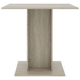 Berkfield Home Dining Table Sonoma Oak 80x80x75 cm Engineered Wood in Brown - Size: 80 x 80 x 75 cm - thumbnail 3